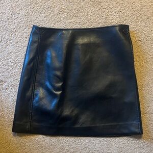 Babaton Leather Mini Skirt -
